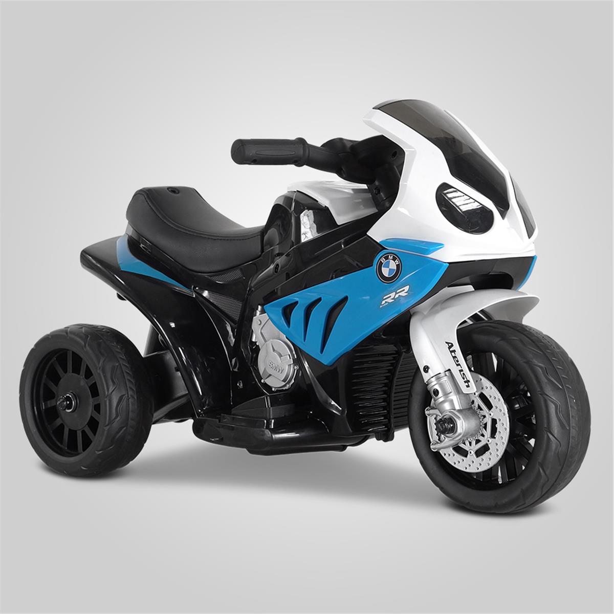  Moto  lectrique pour enfant  bmw s1000r 18w bleu 