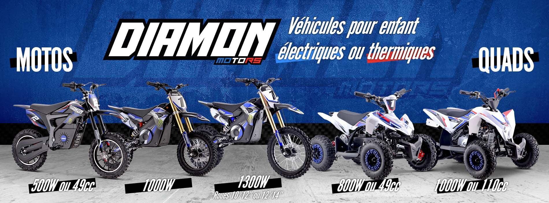 Quad enfant hiro tiger 49cc 2024  Smallmx - Dirt bike, Pit bike, Quads,  Minimoto